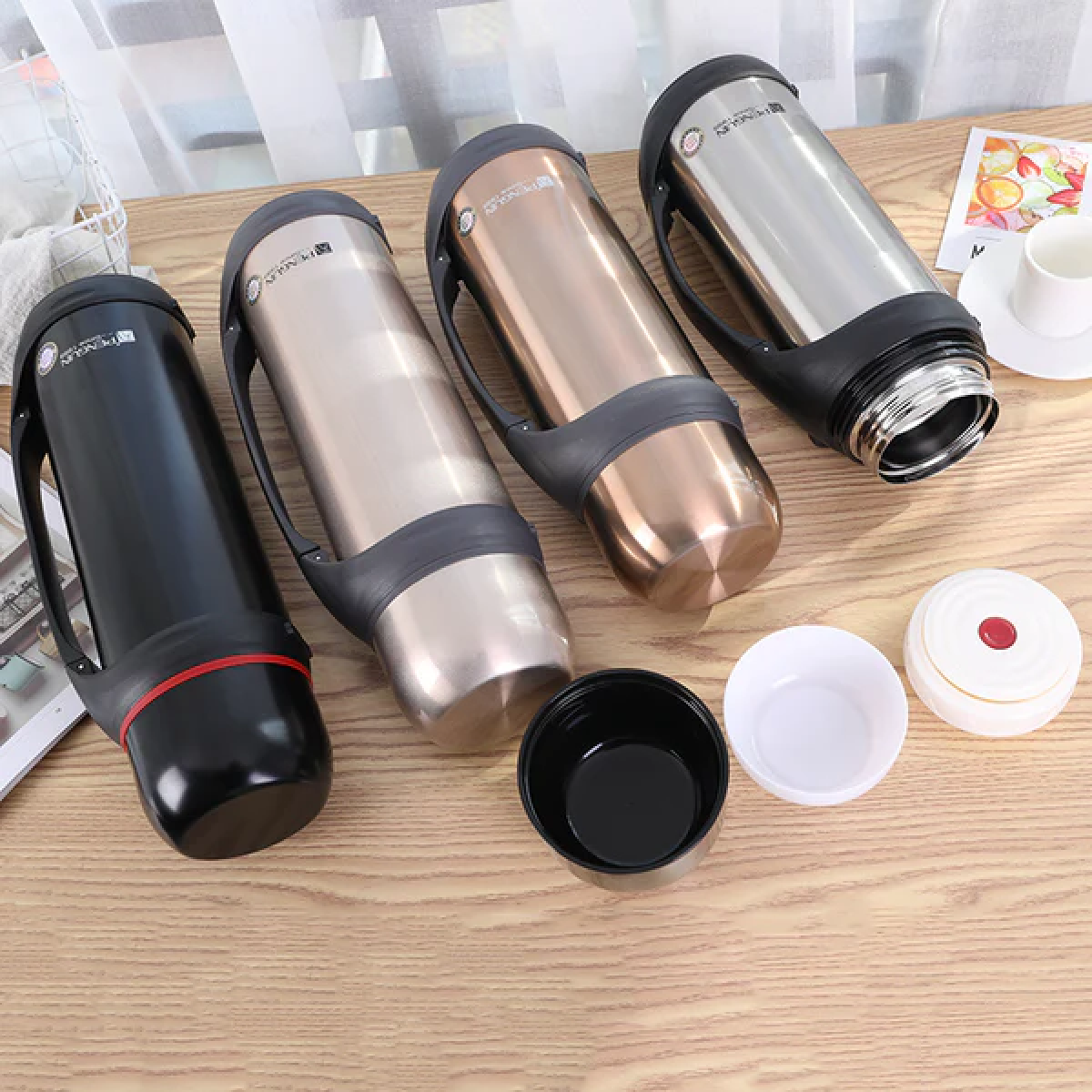 Θερμός Ανοξείδωτος Με Λαβή 1800ml Y252-QE-5133 - Image 2