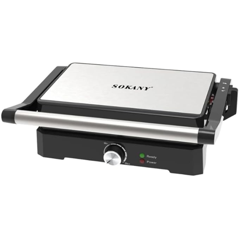 Τοστιέρα 1500W Με Αντικολλητικές Πλάκες Sokany SK-08026