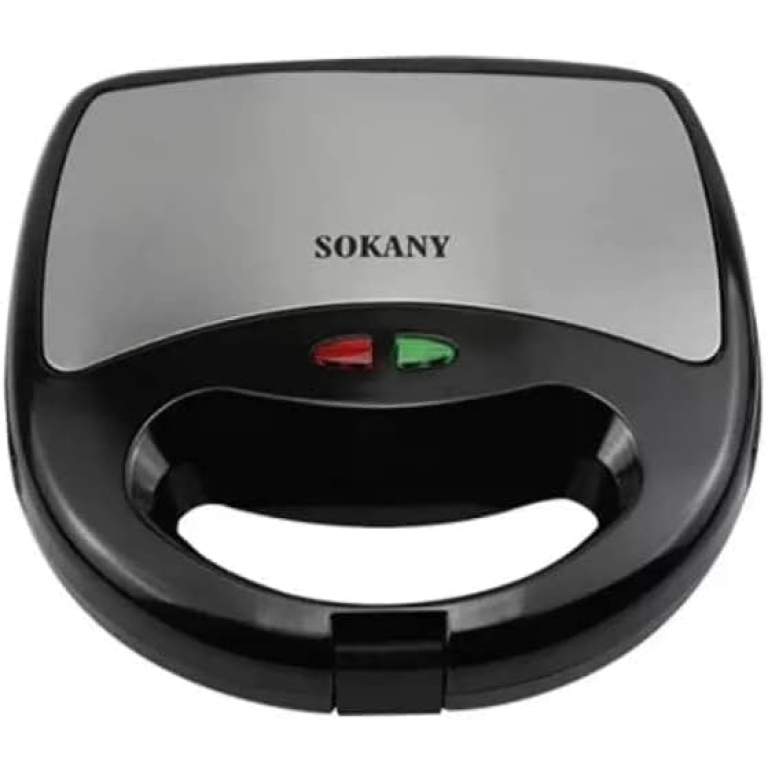 Τοστιέρα 2 Θέσεων 750W Με Αντικολλητική Πλάκα Sokany KJ-118