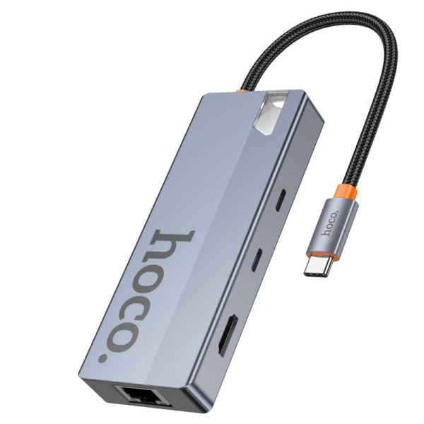 Type-C Hub 8 Σε 1 Hoco HB52 Wow