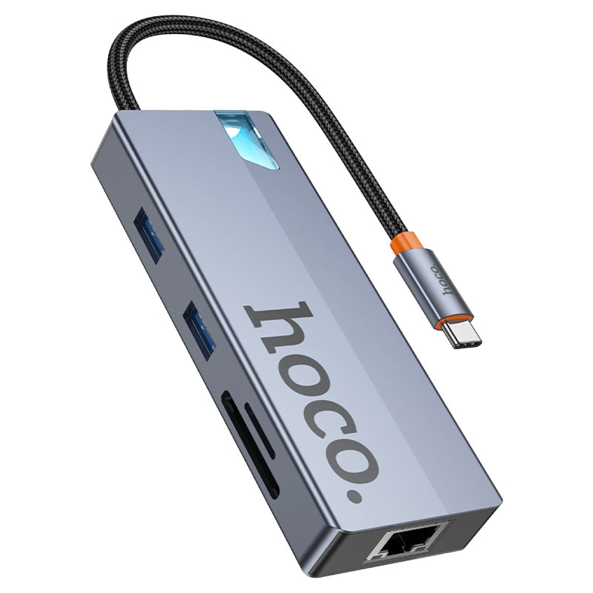 Type-C Hub 8 Σε 1 Hoco HB52 Wow - Image 2