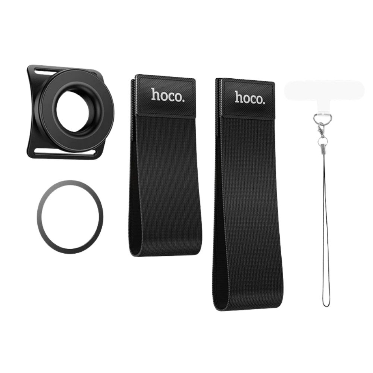 Universal Μαγνητική Βάση Κινητού Hoco GT20 με Ιμάντα Καρπού - Μαύρο