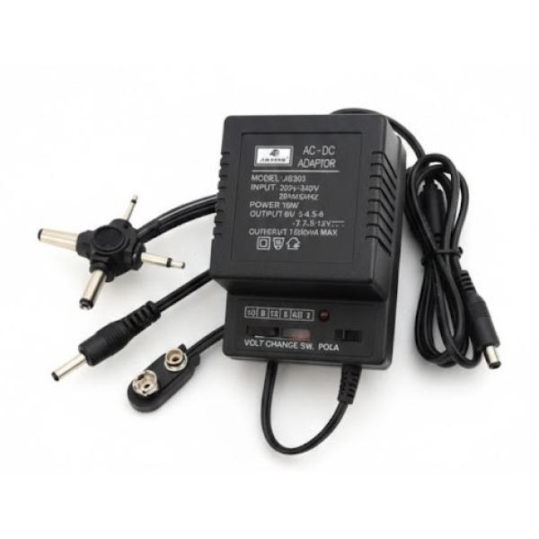 Universal Τροφοδοτικό AC/DC 3–12V 1000mA Με Αντάπτορες JIAGENG JG303