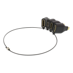 Deltaco Office Σετ Ανταπτόρων USB-C ADAPTER RING, mDP, DP, VGA, HDMI USBC-AR1 - Image 4