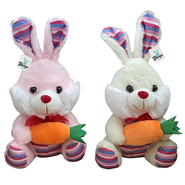 Πασχαλινό Διακοσμητικό Λαγός με Καρότο 25cm ToyMarkt 99258