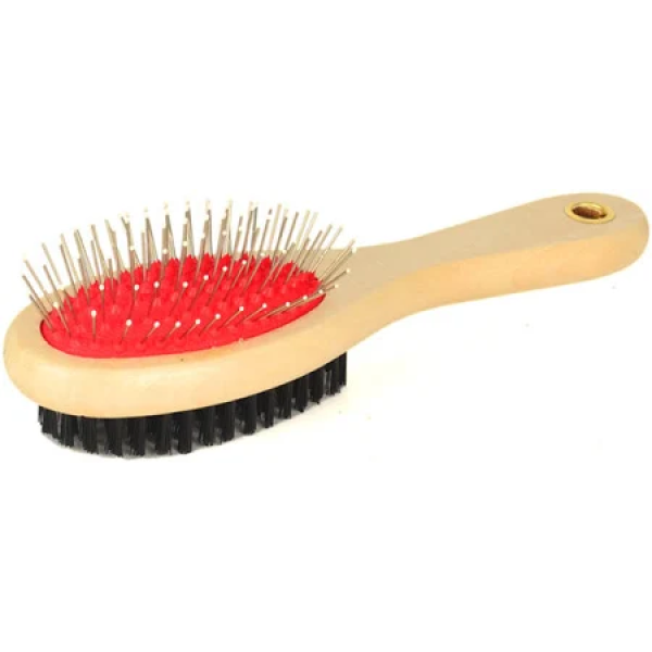 Βούρτσα Σκύλων Διπλής Όψης Small 17.5x6cm Nunbell 19418-155