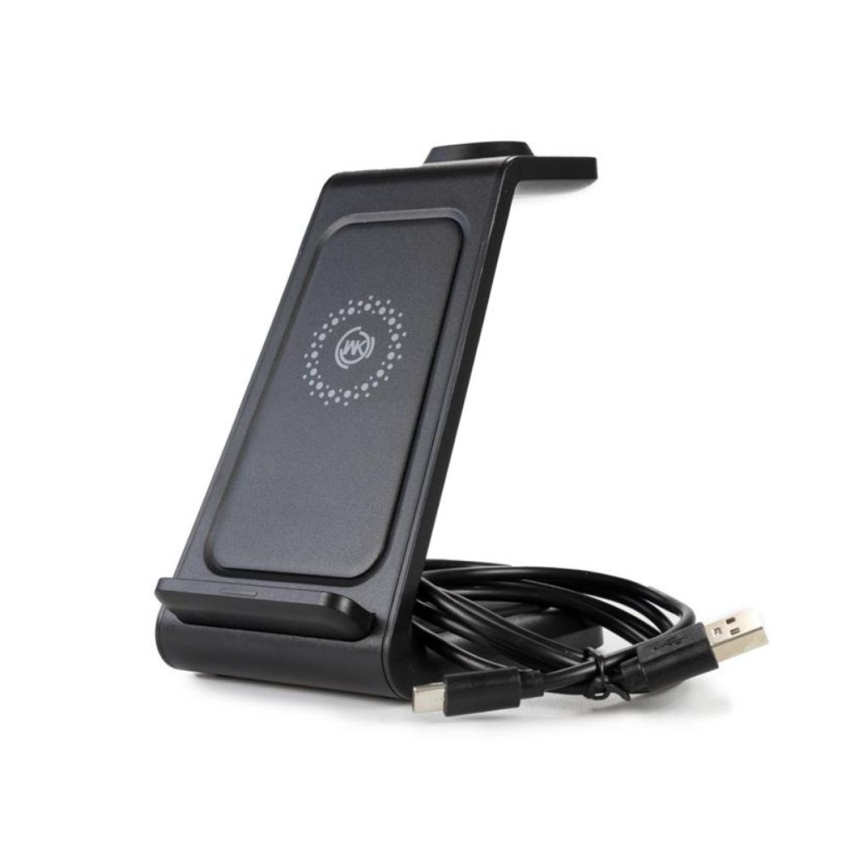 Wekome WP-U168 Ασύρματος Φορτιστής 3 σε 1 για iPhone, AirPods και Apple Watch (Qi Pad) 15W Μαύρος