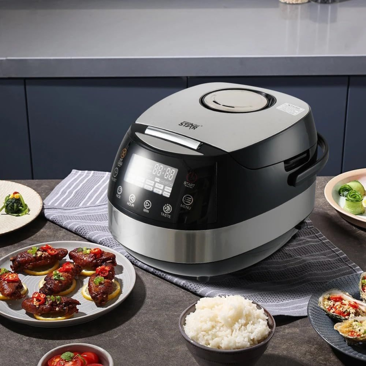 Winning Star Rice Cooker ST-9308 900W με Χωρητικότητα 1.8lt