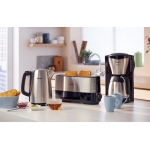 Philips Gaia HD7548 Καφετιέρα Φίλτρου 1.2Lt 1000W Μαύρο/Ασημί - Image 4