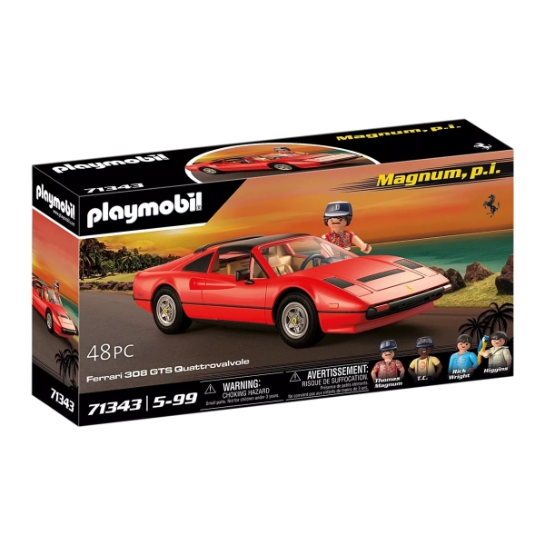 PLAYMOBIL Magnum P.I. Ferrari 308GT για 5-99 Ετών 71343