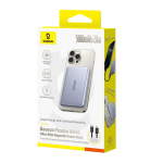 Baseus PicoGo AM41 Ultra Slim MagSafe Power Bank 5000mAh 20W Γκρι P1007680C813-00 - Image 2