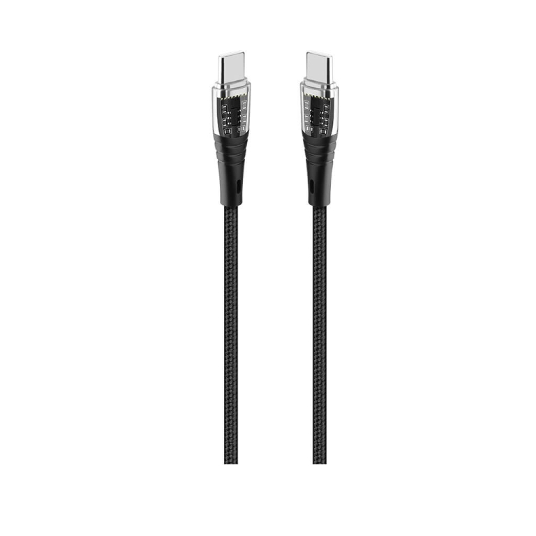 AlumiCable Διάφανο Καλώδιο Type-C to Type-C 60W