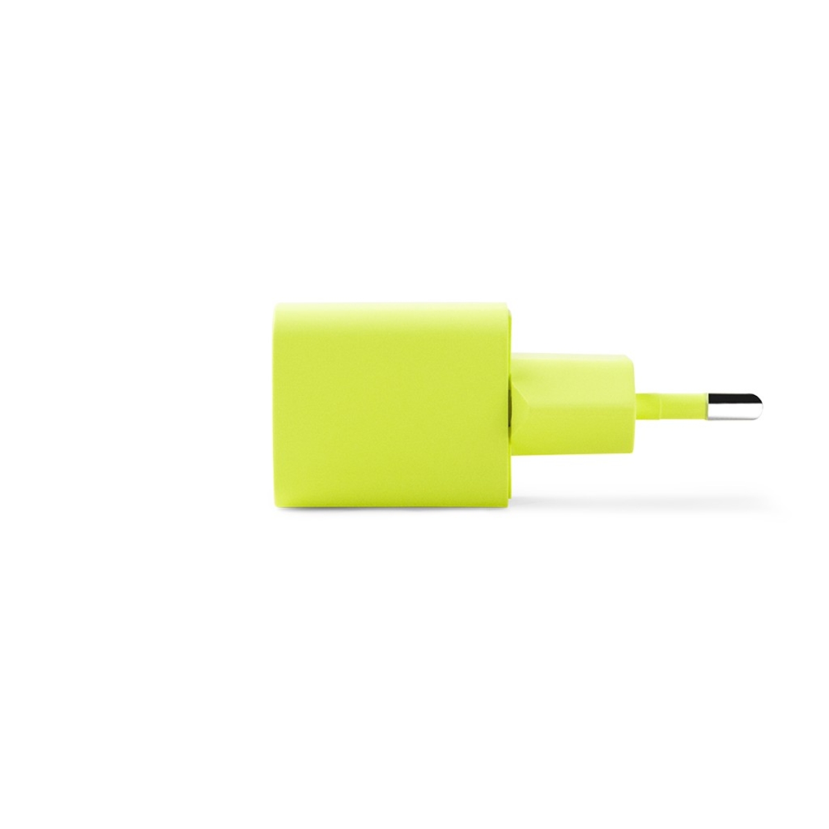 Ttec SmartCharger GAN 20W PD Ταχυφορτιστής Ταξιδιού USB-C - USB-C 3A Καλώδιο  120cm, Neon Κίτρινο - Image 4