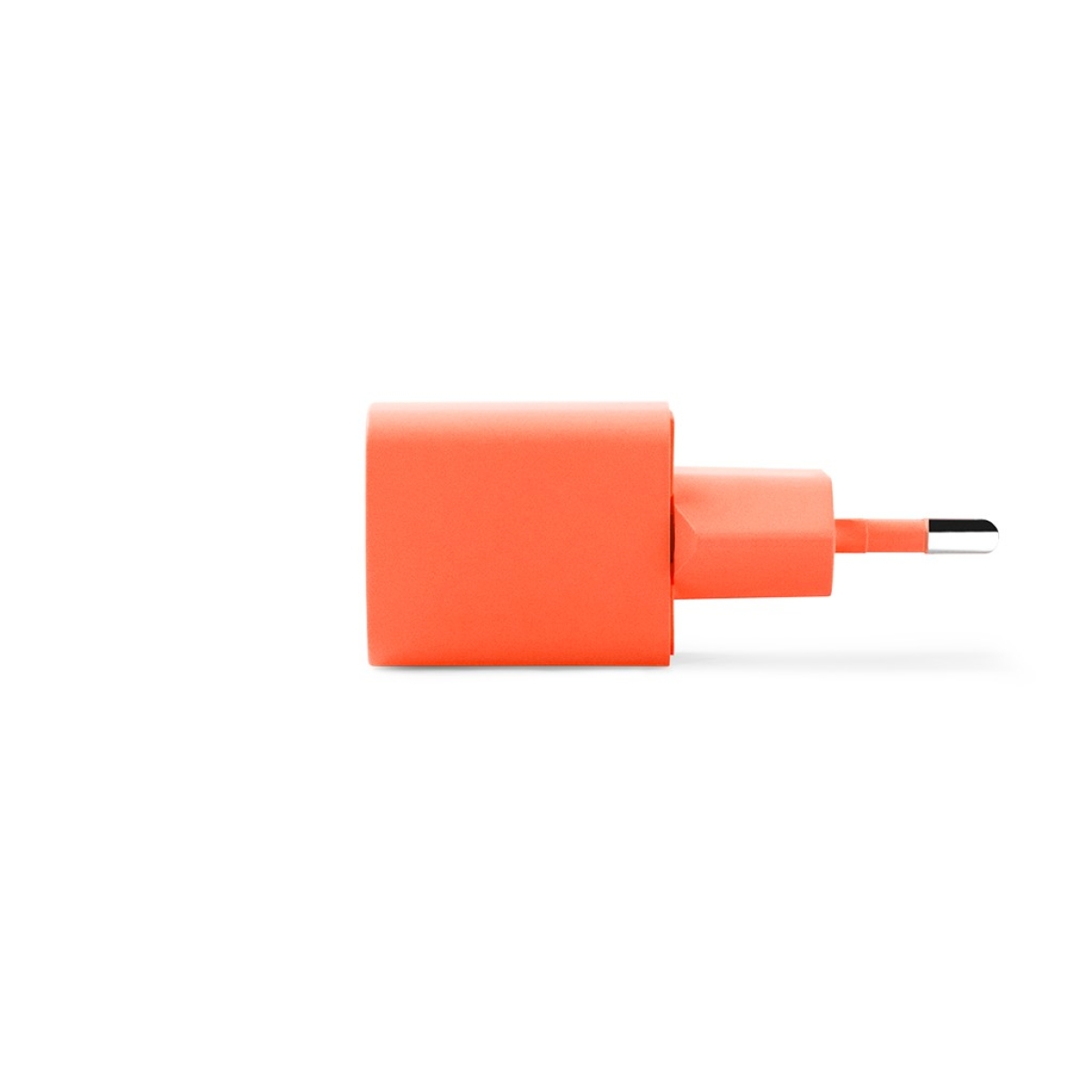 Ttec SmartCharger GAN 20W PD Ταχυφορτιστής Ταξιδιού USB-C - USB-C 3A Καλώδιο  120cm, Neon Πορτοκαλί - Image 4
