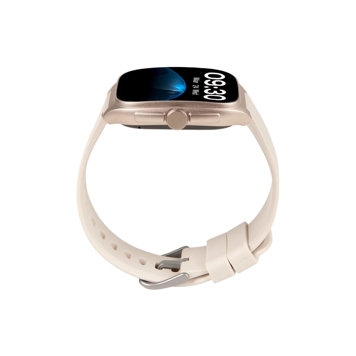 ttec Smart Watch Tempus Pro Λευκό με Οθόνη AMOLED 47mm 3D Καμπύλη & Ορθογώνια Αλουμινένια Θήκη - Image 7