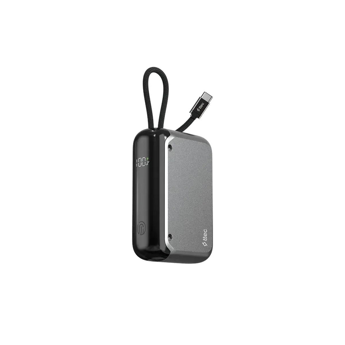 Ttec ReCharger LCD 10.000mAh PD 30W Φορητή Μπαταρία με Καλώδιο USB-C - Image 3