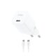 SmartCharger GAN 20W PD Ταχυφορτιστής  USB-C - USB-C 60W Καλώδιο