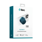 Ttec Vox 2in 1 Magsafe Mini Φορητό Ηχείο Bluetooth, Μπλέ - Image 5