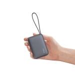 Ttec ReCharger Mini LCD 10.000mAh PD 20W Φορητή Μπαταρία, με USB-C & Lightning Καλώδιο ,Γκρί - Image 3