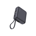 Ttec ReCharger Mini LCD 10.000mAh PD 20W Φορητή Μπαταρία, με USB-C & Lightning Καλώδιο ,Γκρί - Image 4