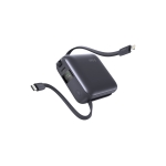 Ttec ReCharger Mini LCD 10.000mAh PD 20W Φορητή Μπαταρία, με USB-C & Lightning Καλώδιο ,Γκρί - Image 5