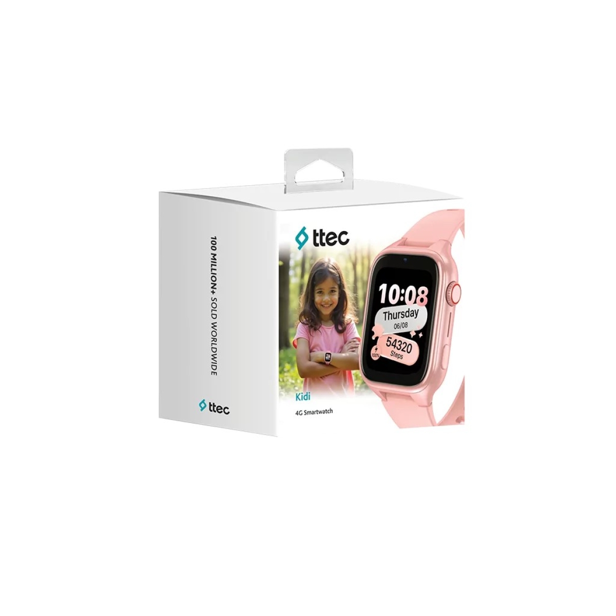 Ttec Kidi GPS 4G Sim Card , Παιδικό Smartwatch Ρόζ - Image 7