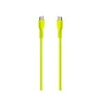 Type-C -Type-C Καλώδιο Φόρτισης & Συγχρονισμού 60W  Neon Κίτρινο