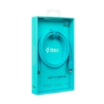 ttec Type-C σε Lightning Καλώδιο Φόρτισης & Συγχρονισμού Neon Μπλέ - Image 3