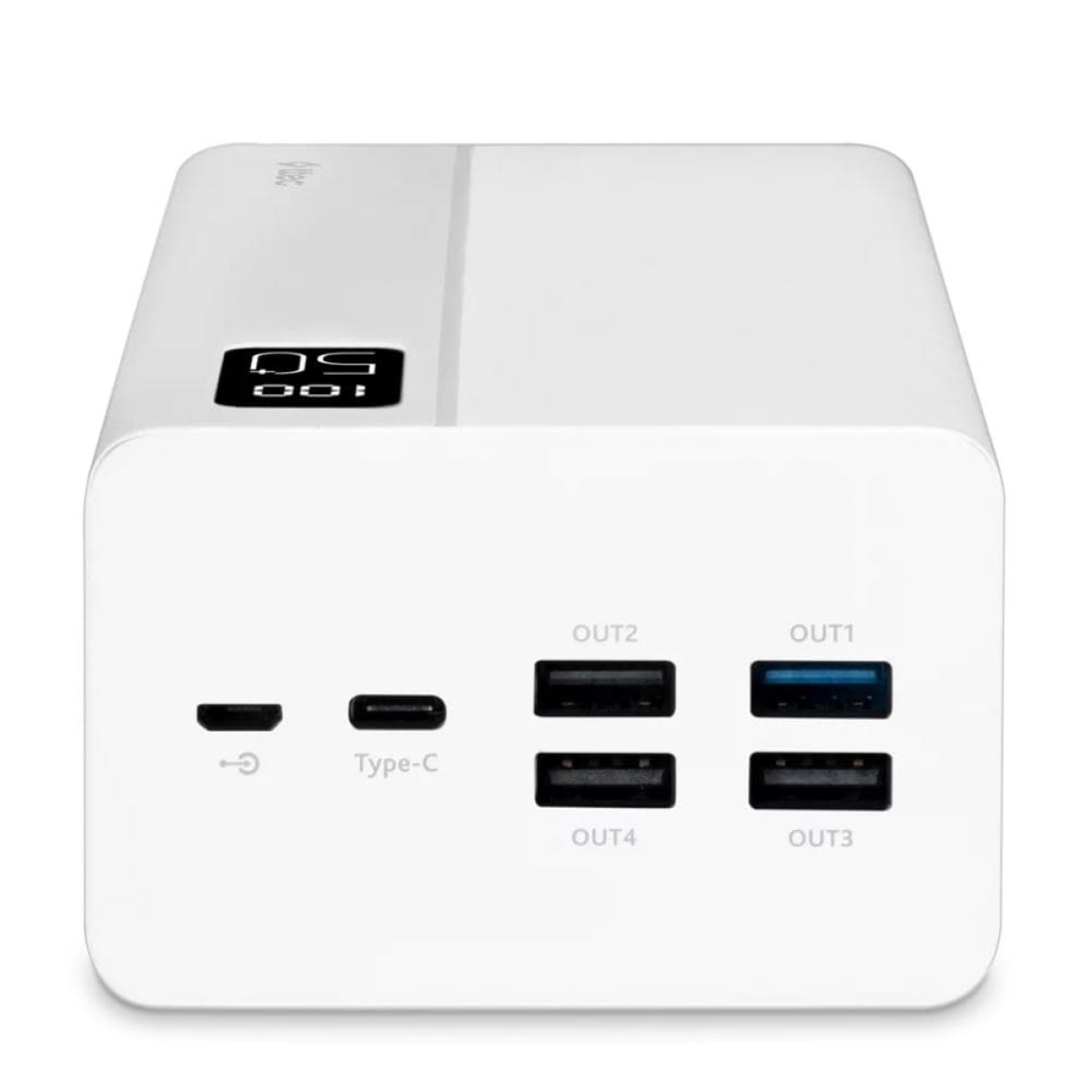 Ttec ReCharger™ Mega LCD  50.000 mAh Φορητή Μπαταρία,  Λευκό - Image 4