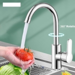 Αναμεικτική Μπαταρία Νεροχύτη Με Ψηλό Περιστρεφόμενο Στόμιο Χρωμέ BER-252032