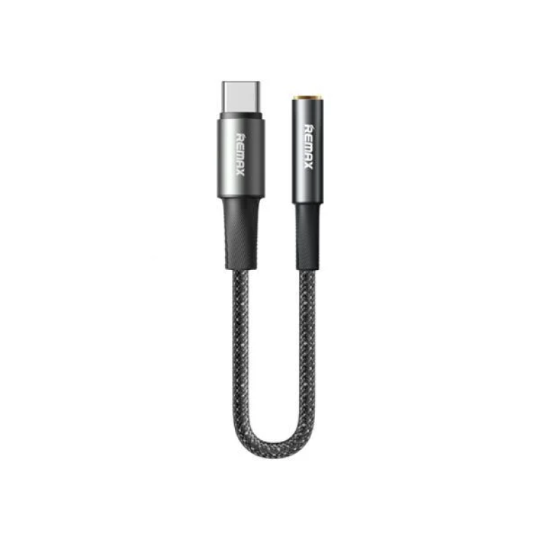 Αντάπτορας Ήχου Type-C Σε Jack 3.5mm Μαύρο Remax CB08