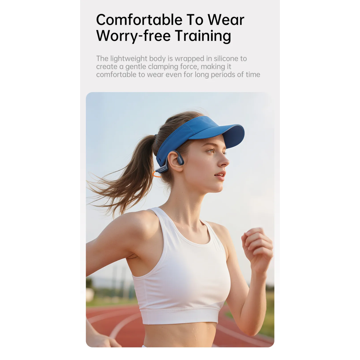 Ασύρματα Ακουστικά Air Conduction Bluetooth Sport Μαύρα Awei A892BL - Image 5