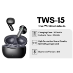 Ασύρματα Ακουστικά Bluetooth 5.0 Με Θήκη Φόρτισης Remax TWS-15 - Image 2