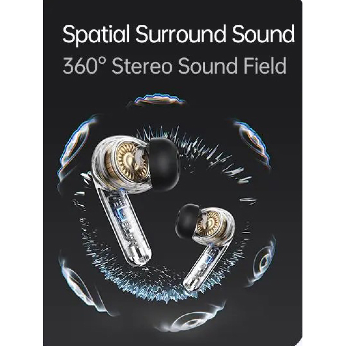 Ασύρματα Ακουστικά Bluetooth 5.4 Με ANC & Θήκη Φόρτισης Μαύρα Awei TA13 - Image 3