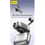 Ασύρματα Ακουστικά Bluetooth 5.4 Με ANC & Θήκη Φόρτισης Μαύρα Awei TA13 - Image 5
