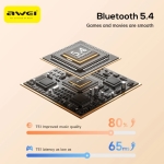 Ασύρματα Ακουστικά Bluetooth AWEI T51 με Θήκη Φόρτισης & Bluetooth 5.4