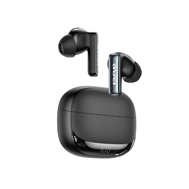 Ασύρματα Ακουστικά Bluetooth Με ANC Μαύρα Awei TA19 ANC
