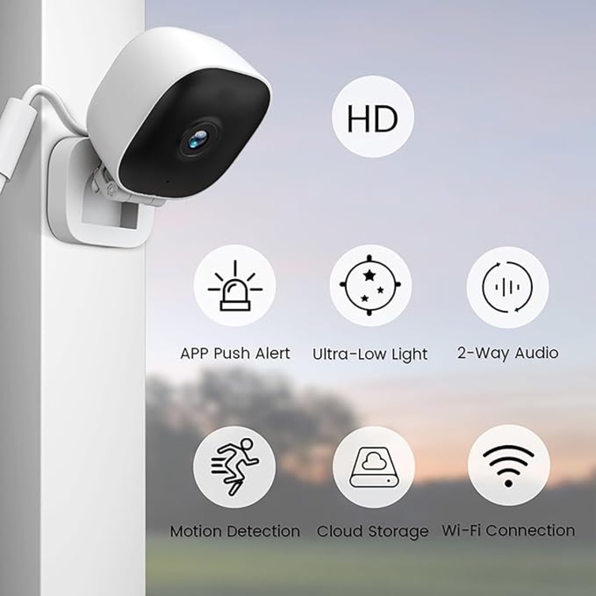 Ασύρματη Κάμερα Ασφαλείας 4K Smart Camera Με WiFi Και Νυχτερινή Όραση Andowl Q-HQ39 - Image 4