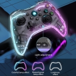 Ασύρματο Gamepad Gaming Με Bluetooth Και RGB Φωτισμό Διάφανο Lehuai LH-3 - Image 7