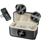 Ασύρματο Μικρόφωνο Πέτου Type-C 2.4G Με Κλιπ & Θήκη Φόρτισης SX21