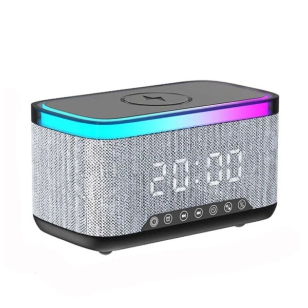 Ασύρματος φορτιστής MD-S300 με ηχείο Bluetooth & Φως RGB
