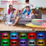 Ασύρματος φορτιστής MD-S300 με ηχείο Bluetooth & Φως RGB