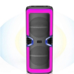 Bluetooth Ηχείο Καραόκε 2x8" Με Ασύρματο Μικρόφωνο RGB Φωτισμό Και TWS Andowl Q-YX680 - Image 4