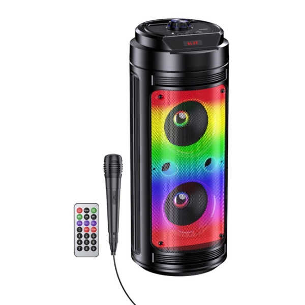 Bluetooth Speaker 20W με 2×6.5” Ηχεία, TWS, USB, TF Card, AUX & Μικρόφωνο KK-6202