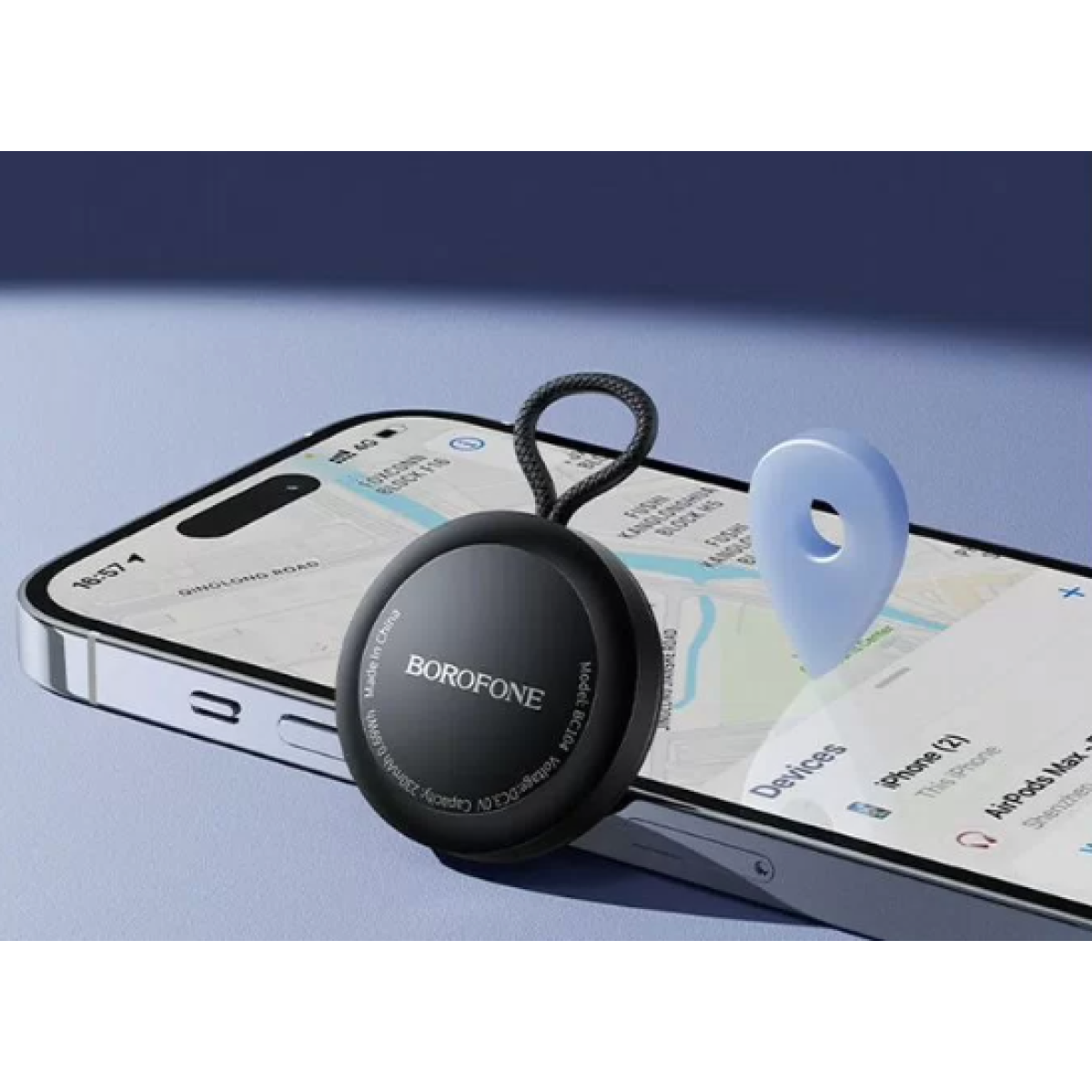Bluetooth Tracker Συμβατό Με Apple Find My Borofone BC104 - Image 2