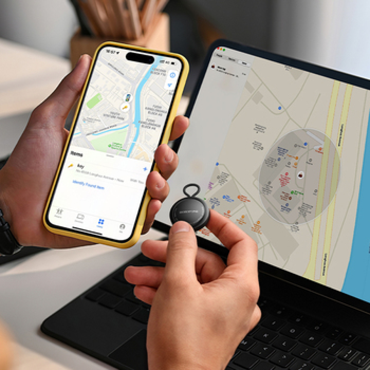 Bluetooth Tracker Συμβατό Με Apple Find My Borofone BC104 - Image 3