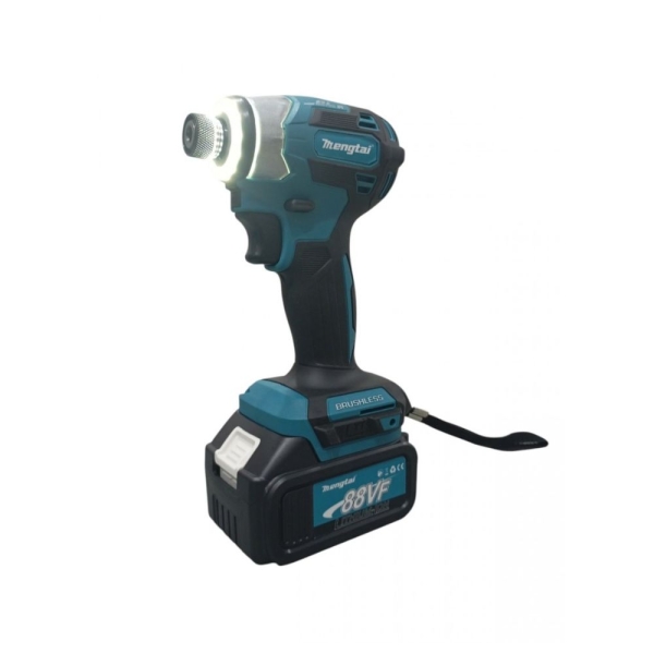 Brushless Παλμικό Κατσαβίδι Mengtai 620Nm με 2 Μπαταρίες 88Vf & Βαλίτσα Μεταφοράς