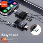 Card Reader Adapter Type-C USB 2.0 Moxom MX-AX79 - Image 2
