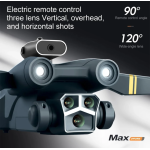 Drone Με Κάμερα 1080P, Μπαταρία & Τηλεχειριστήριο M3 Max - Image 4