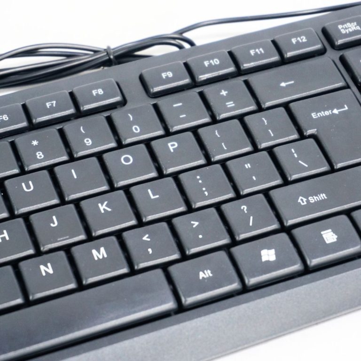 Ενσύρματο Πληκτρολόγιο USB Μαύρο Aoas A-1013 - Image 2